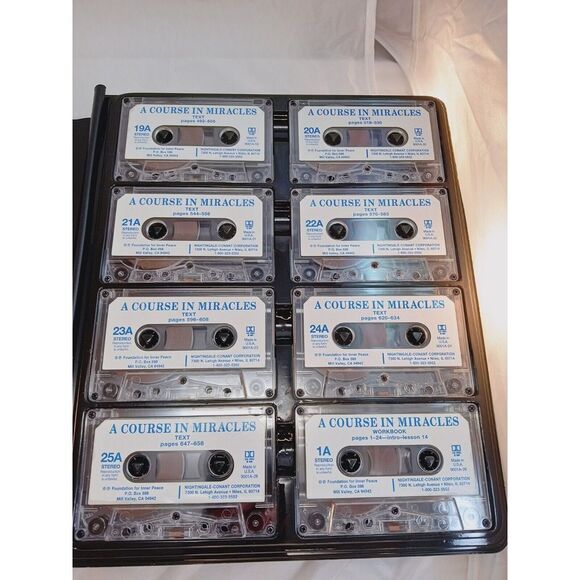 1986 Course in Miracles Foundation For Inner Peace‎ 42 Cassette Tapes & Book - Picture 8 of 10